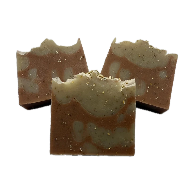 Soap Bar - Hand Made - 24 Oz - 6 bar - Lavender Hemp, Oatmeal Honey, Lemon Grass